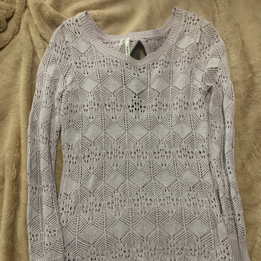 Pointelle Sweater